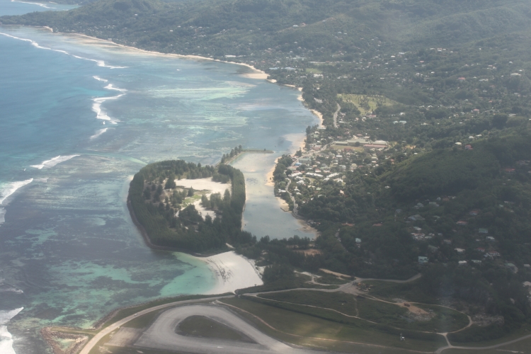 Flug nach Bird Island - Mahé