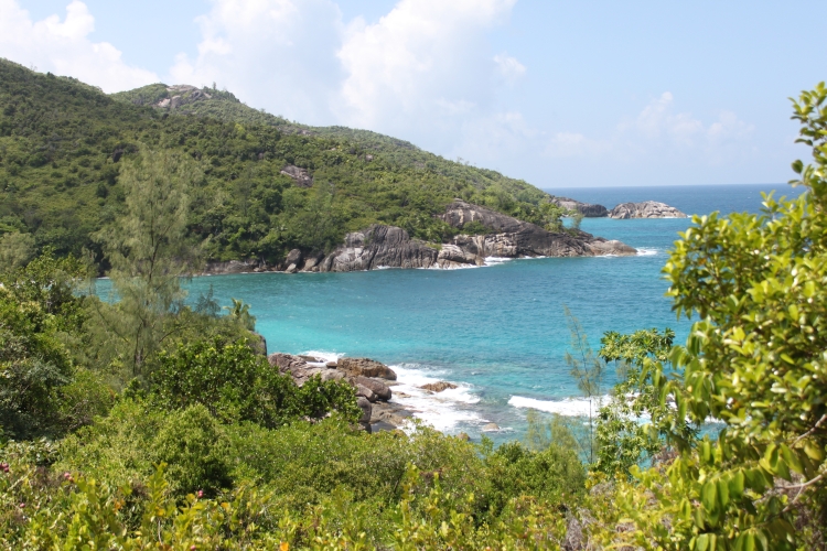 The trail to Anse Major