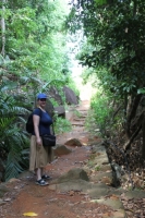 The trail to Anse Major