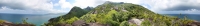 The trail to Anse Major - 360° Panorama